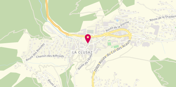 Plan de Le Sabaudia, 57 Route du Col des Aravis, 74220 La Clusaz