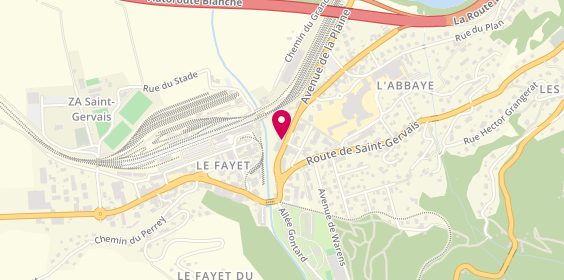 Plan de La Potinière, 111 avenue de Chamonix, 74170 Saint-Gervais-les-Bains