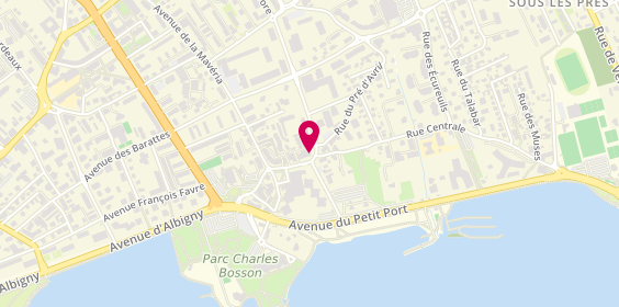 Plan de Patrick Agnellet, 17 Rue Centrale, 74940 Annecy