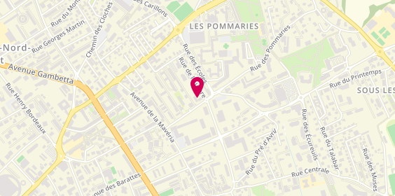 Plan de Le Fournil des Pommaries - au Pain d'Antan, 11 Rue des Pommaries, 74940 Annecy