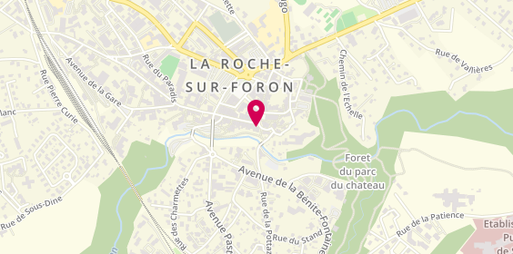 Plan de Thibaut Montferrat, 160 Rue Perrine, 74800 La Roche-sur-Foron