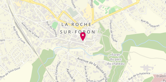 Plan de Au Vieux Fournil Rochois, 12 place Saint-Jean, 74800 La Roche-sur-Foron