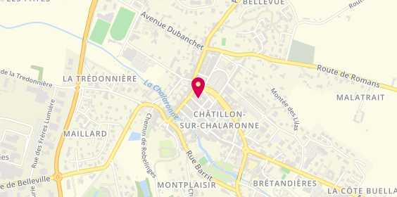 Plan de L'Écume, 37 Rue Alphonse Baudin, 01400 Châtillon-sur-Chalaronne