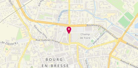Plan de Chocolaterie Confiserie Bouvard, 27 Avenue Maginot, 01000 Bourg-en-Bresse