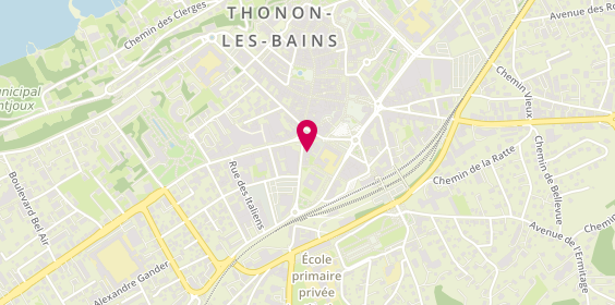 Plan de Patisserie Donche, 4 Rue de l'Hotel Dieu, 74200 Thonon-les-Bains