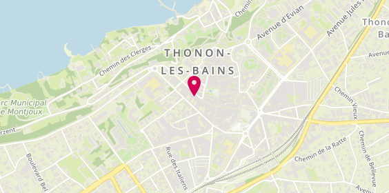 Plan de Patisserie Traiteur Chaumontet & Co, 20 Rue Vallon, 74200 Thonon-les-Bains