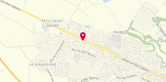 Plan de Pâtisserie Boulangerie Brioche et Pâte à choux, 307 avenue des Sables, 85440 Talmont-Saint-Hilaire