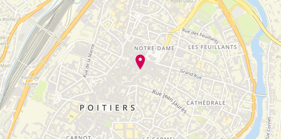 Plan de Fink Chocolatier Poitiers, 18 Rue du Marché Notre Dame, 86000 Poitiers