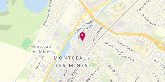 Plan de Patisserie Jeannot Par Charles Gros, 38 Rue de la République, 71300 Montceau-les-Mines