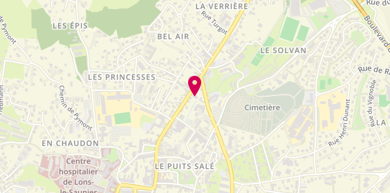 Plan de Cafés Roger, 150 Route de Besançon, 39000 Lons-le-Saunier