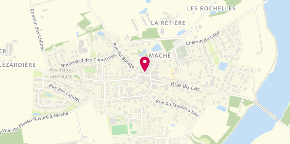 Plan de Les Douceurs du Lac, 1 Rue du Vivier, 85190 Maché