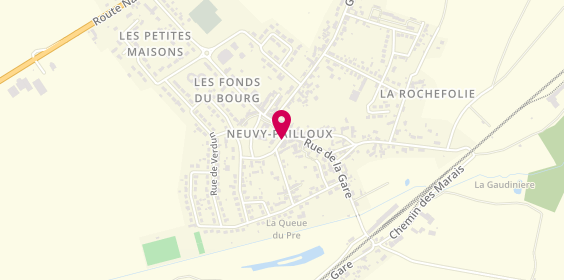 Plan de O'Délices de Pailloux, 9 place de la Mairie, 36100 Neuvy-Pailloux