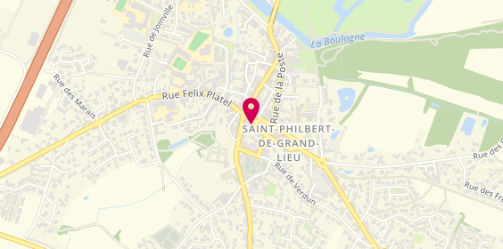 Plan de Boulangerie Patisserie la Carolingienne, 15 Place de L&#039;Eglise, 44310 Saint-Philbert-de-Grand-Lieu
