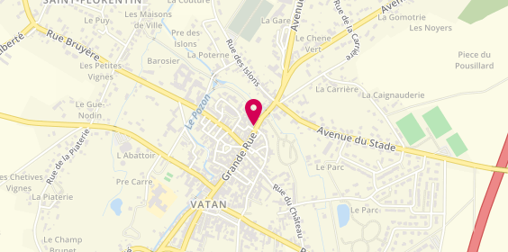 Plan de La P'tite Boulange de Vatan, 20 Grande Rue, 36150 Vatan