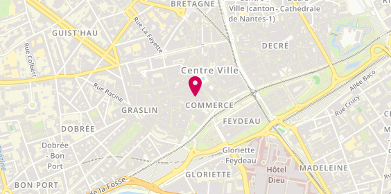 Plan de Debotté GAUTIER CHOCOLATERIE, 9 Rue de la Fosse, 44000 Nantes
