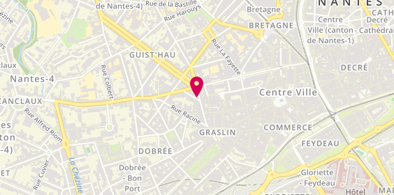 Plan de Guerlais Chocolats - Vincent Guerlais, 11 Rue Franklin, 44000 Nantes