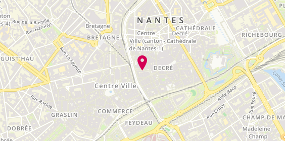 Plan de Yves Thuriès, 11 Rue des Halles, 44000 Nantes