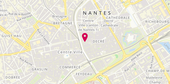 Plan de Atelier du Chocolat de Bayonne, 18 Rue des Halles, 44000 Nantes