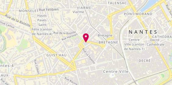 Plan de Pâtisserie Visonneau, 19 Rue Mercoeur, 44000 Nantes
