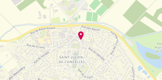 Plan de Jérémy Perrault, 19 Place de l'Europe, 44450 Saint-Julien-de-Concelles