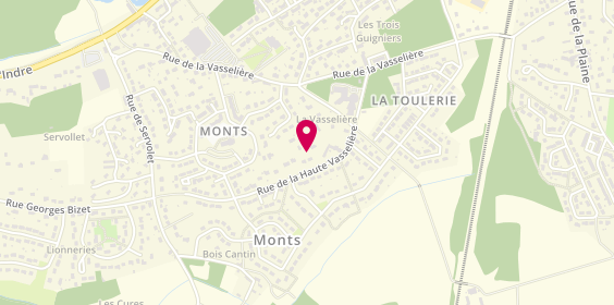 Plan de Monts Péché Mignon, 14 Rue de la Haute Vasselière, 37260 Monts