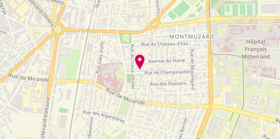 Plan de Choclane, 15 Rue de Champmaillot, 21000 Dijon