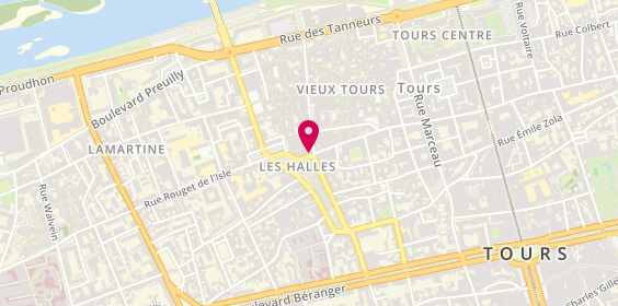 Plan de Pâtisserie Nicolas Léger, 59 Place du Grand Marché, 37000 Tours