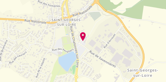 Plan de Des Histoires de chocolat & Anthony Bégou, 5 Rue de Savennières, 49170 Saint-Georges-sur-Loire