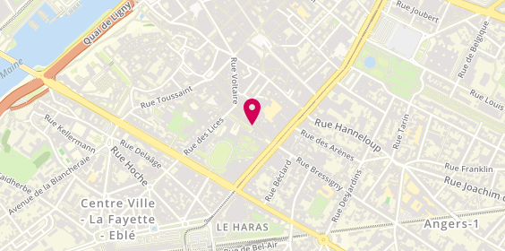 Plan de Le Comptoir de Mathilde, 48 Rue Saint-Aubin, 49100 Angers