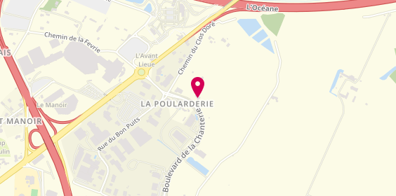 Plan de Chocolaterie Stephane Bourdillat, 48 Boulevard de la Chanterie, 49480 Angers
