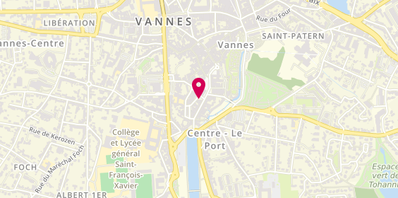 Plan de Bruno le Derf, 17 Rue Saint-Vincent, 56000 Vannes