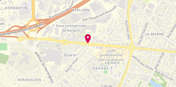 Plan de Jeff de Bruges, Centre Commercial le Fourchene
101 Avenue de la Marne, 56000 Vannes