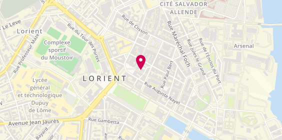 Plan de Maison Georges Larnicol, 6 Rue du Port, 56100 Lorient