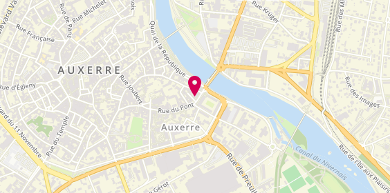 Plan de Boulangerie Eric Roy, 89-91 Rue du Pont, 89000 Auxerre