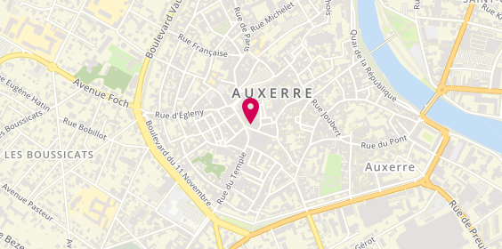 Plan de Olivier Vidal, 3 place Charles Surugue, 89000 Auxerre