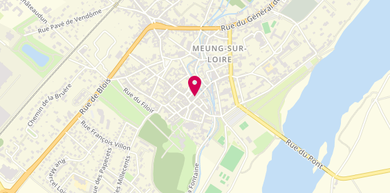 Plan de Pâtisserie des Mauves, 46 Rue Jehan de Meung, 45130 Meung-sur-Loire