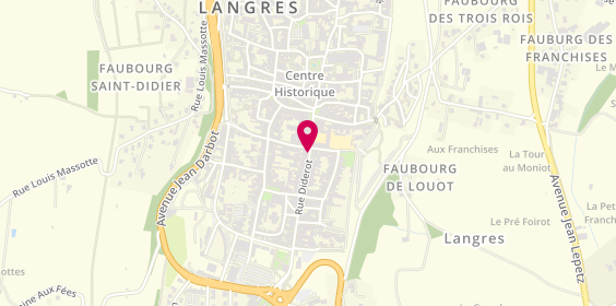 Plan de Maison Henry, 6 Rue Diderot, 52200 Langres