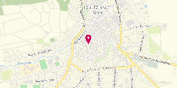 Plan de Pâtisserie Schutz, 65 Rue Maréchal de Lattre de Tassigny, 68360 Soultz-Haut-Rhin
