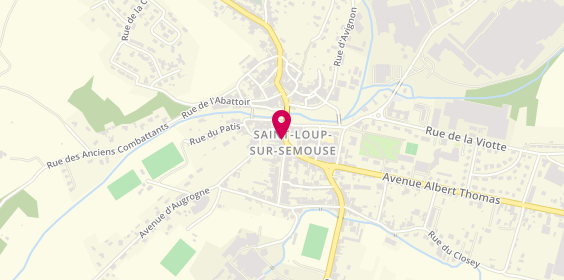 Plan de Le Fournil Lupeen, 22 Rue Henri Guy, 70800 Saint-Loup-sur-Semouse