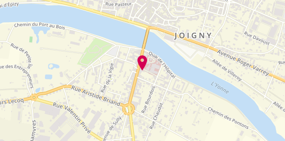 Plan de Aux Delices de Joigny, 11 Avenue Gambetta, 89300 Joigny