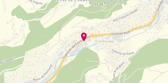 Plan de La Confiserie Bressaude, 3 Route de Cornimont, 88250 La Bresse