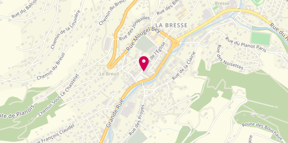 Plan de La Boulange Dorée, 8 place du Champtel, 88250 La Bresse