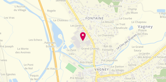 Plan de Jacques Bockel, Chocolatier, Zone du Super U
11C Rue du General de Gaulle, 88120 Vagney