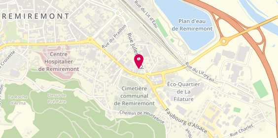 Plan de Les délices de l'Octroi, 21 Rue du Generale Leclerc, 88200 Remiremont