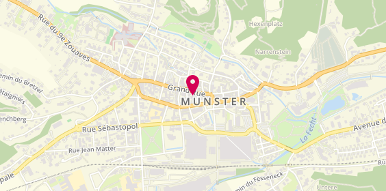 Plan de Pâtisserie Gilg, 11 Grand Rue, 68140 Munster