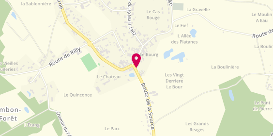 Plan de Boulangerie Carreira, 1A Route de la Source, 45340 Chambon-la-Forêt