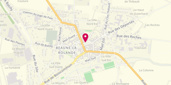 Plan de Au Gentil Marquis, 18 Place du Marche, 45340 Beaune-la-Rolande