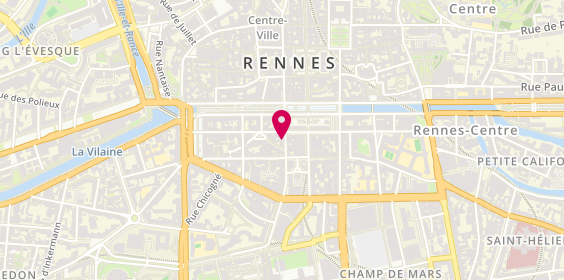 Plan de Coupel Chocolaterie, 10 Rue de Nemours, 35000 Rennes