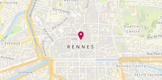 Plan de Léonidas, 4 Rue de l'Hermine
Pl. De la Mairie, 35000 Rennes
