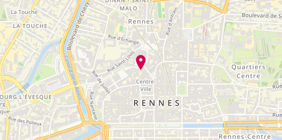 Plan de Jeff de Bruges, 20 Rue Rallier du Baty, 35000 Rennes